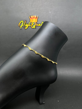 Tobillera Hojas fancy