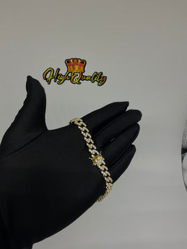 Bracelet Prong Frosted 9mm