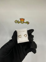 Earring Heart Echanté Oro 14k