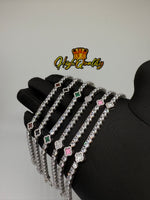 Pulsera tennis clover 🍀