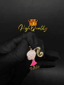 Barb cartoon pendant