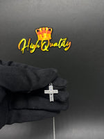 Baguette CZ Cross Necklace
