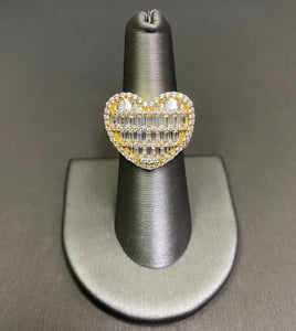 Corazón Baguette ring